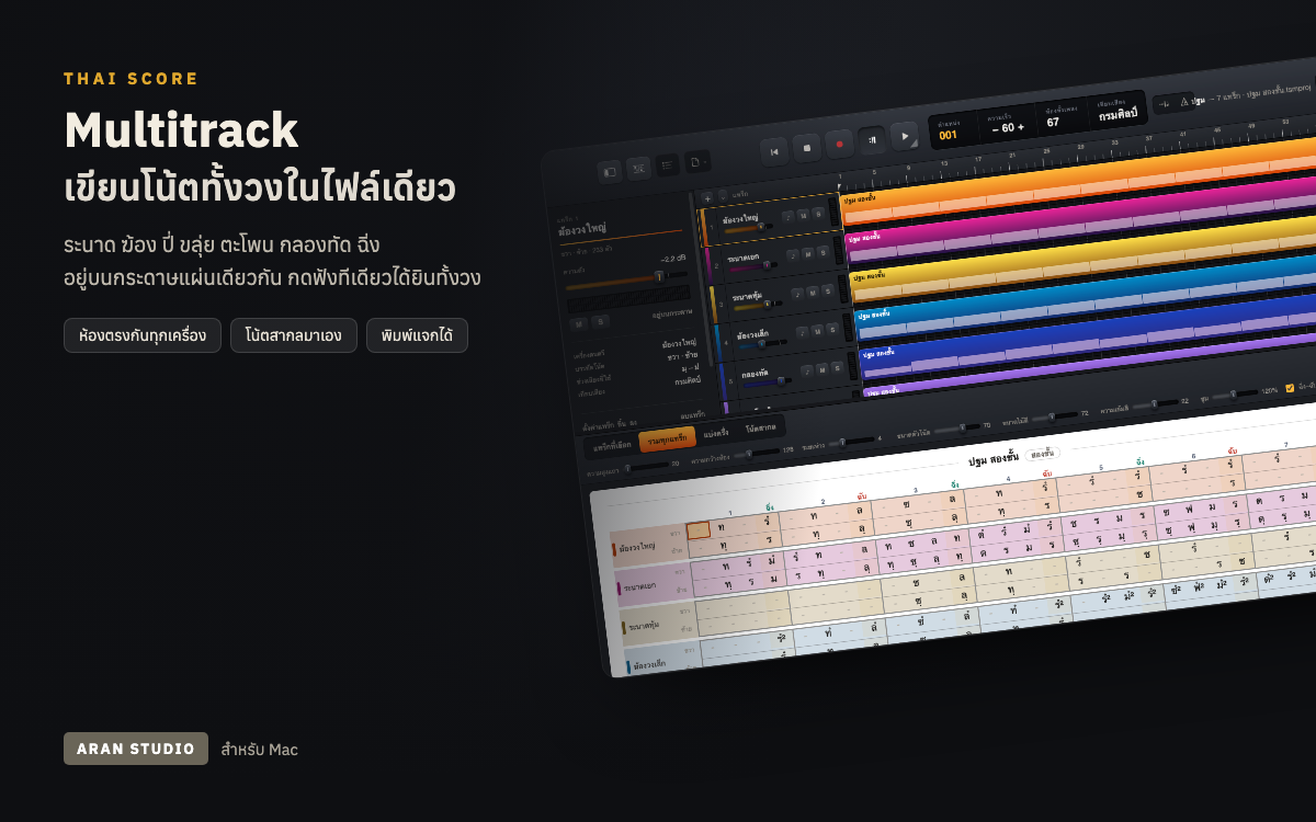 THAI SCORE : Multitrack