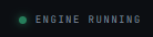 The engine status light